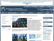 Tablet Screenshot of on-federalism.eu
